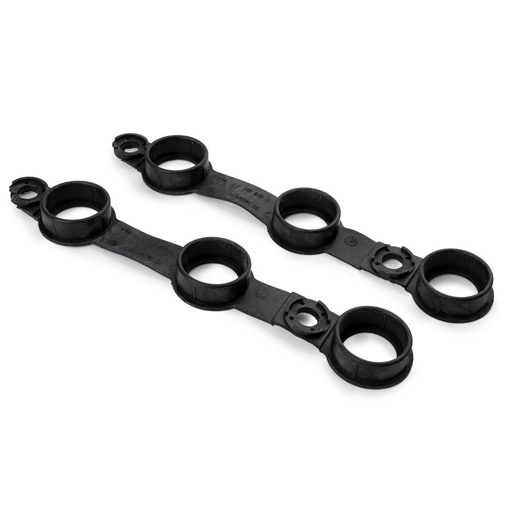 One set of valve cover gaskets is suitable for BMW E39, E46, E53, 323I, 328I, 330I, 325I, 528I, 525I, and X5.