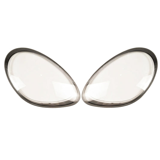 A pair of headlight lens protective covers for Porsche Cayman 987 2005-2008