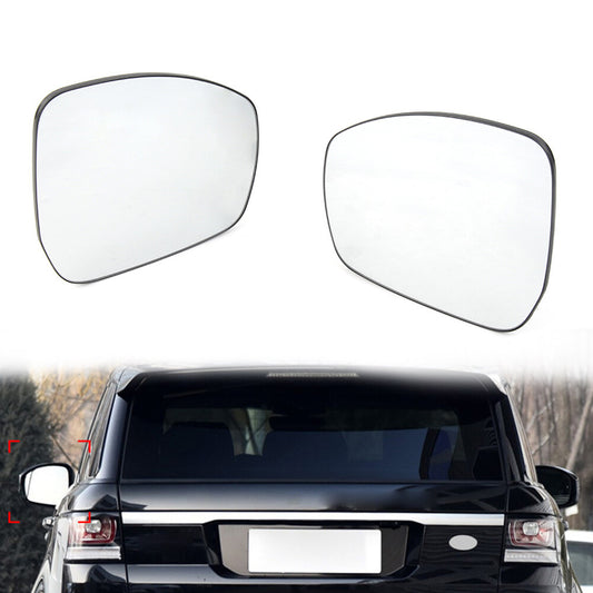 2x Heatable Rear View Mirror Glass Fit for Land Rover LR4/5 for Range Rover Vogue Sport