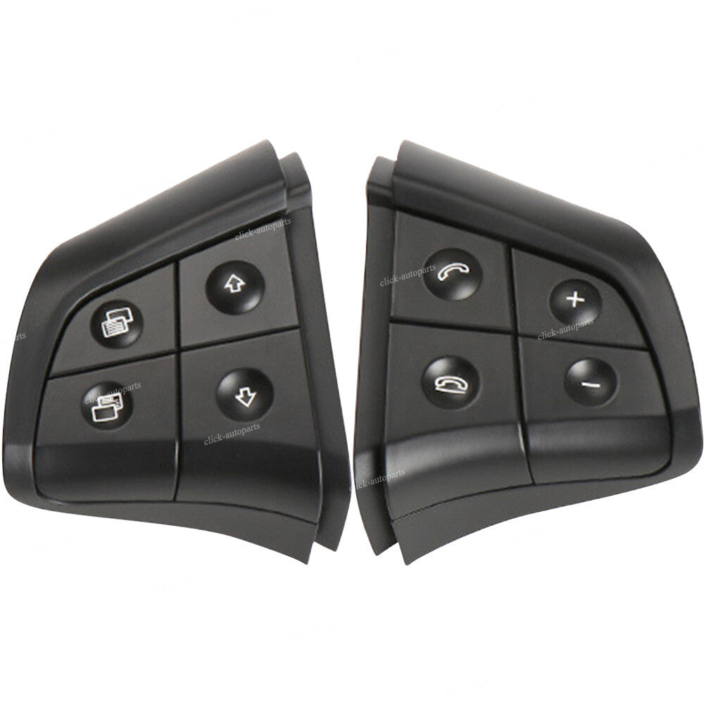 2X Steering Wheel Control Switch 4 Button Black for Mercedes-Benz W164 W251 W245