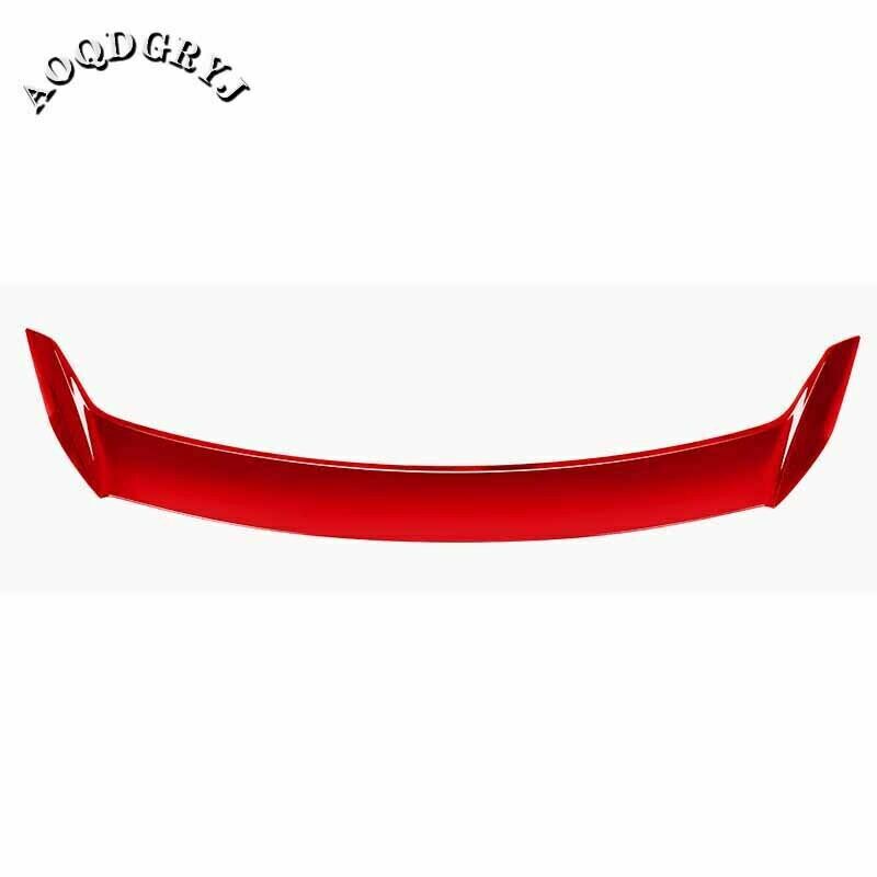 RED Rear Door Trunk Spoiler Wing Lip Cover Trim for HONDA 10th ACCORD 2018-2021