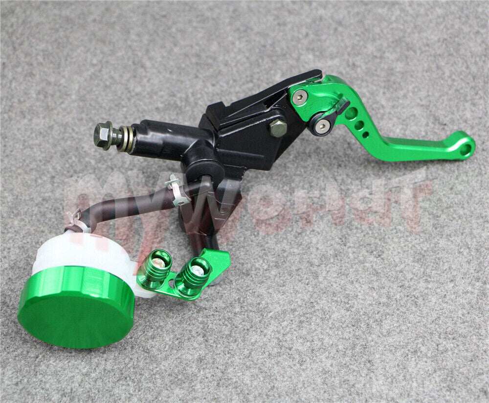 Fit for KAWASAKI Clutch Brake Levers 22mm Master Cylinder Reservoir Set