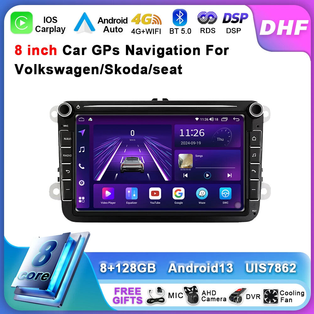 for VW for Volkswagen for Golf Touran Polo for Tiguan for Jetta Car Radio Player GPS Auto Screen