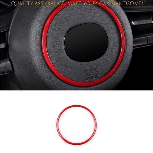1X ABS Red Steering Wheel Horn Button Ring Molding Trim for Mazda CX-50 2023-25