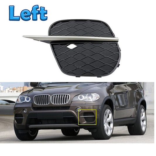 Left Fog Light Frame Fog Light Cover Grille for BMW X5 E70 LCI 2011-2013
