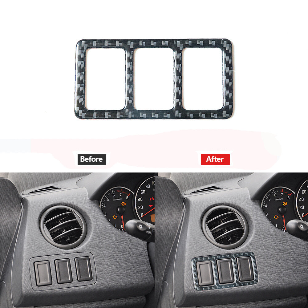 Carbon Fiber Driver Side Button Surround Trim for Suzuki Grand Vitara 2006-2013