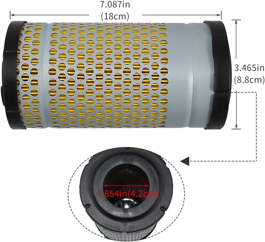 Air Filter 6C060-99410 6A100-82630 for Kubota B1410 B1610 B1700 B2100 B2400