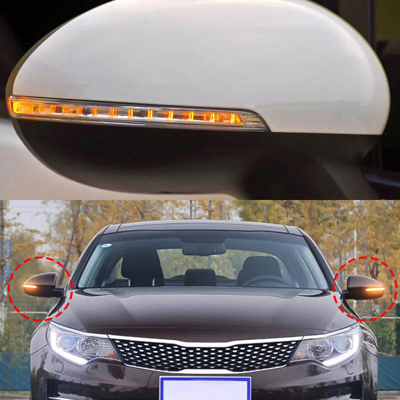 1x Left Driver Side LED Mirror Turn Signal Indicator Light for Kia Rio 2012-2017