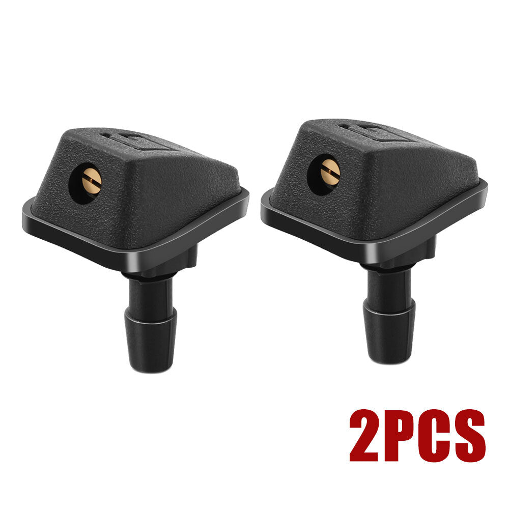 2x Car Window Windshield Wiper Washer Nozzle Water Spray Jet Sprinkler Universal