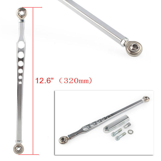 1x Chrome Shift Linkage Shifter Link Fit for Harley Touring Dyna Softail Road King