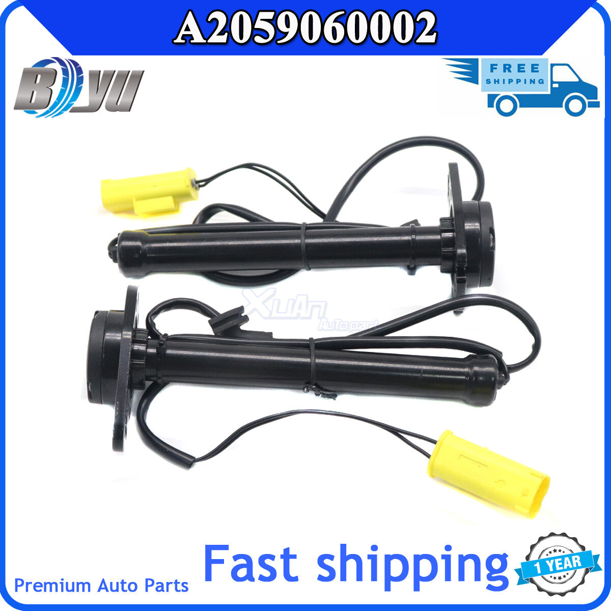 A2059060002 for Mercedes-Benz Class C W205 2PCS NEW Active Bonnet Actuator Hood