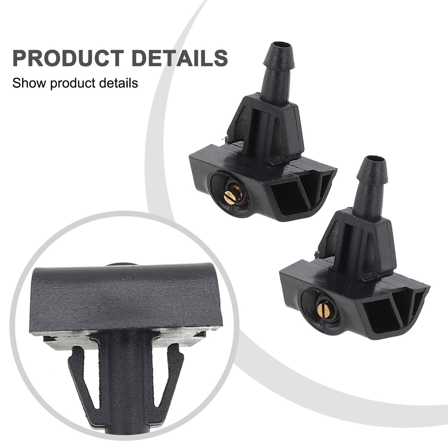 Upgrade your windshield washing machine with nozzle for Nissan models, compatible with JUKE F15 2015 and 2018.