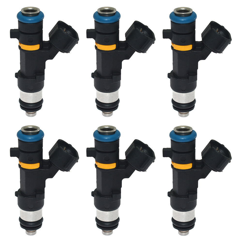6x Fuel Injectors 0280158042 for Infiniti FX35 M35 G35 Murano 350Z 3.5L Series