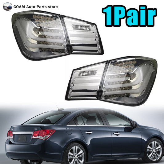 One set of LED taillights (DRL) and rear brake lights for Chevrolet for Cruze 2009-2015 models (smoked).