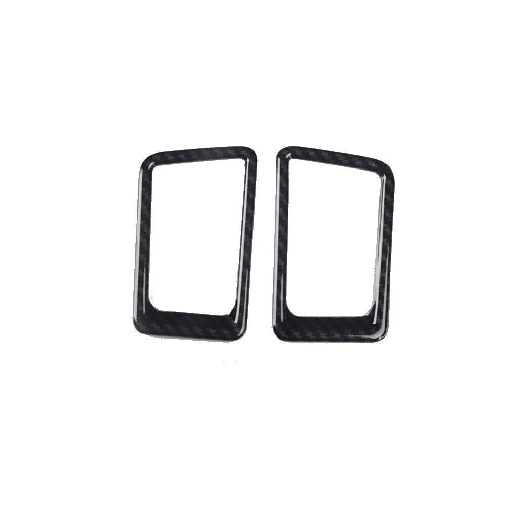 Instrument LR Air Outlet Vent Trim Fit for Lexus NX 2015-20 Black Carbon Fiber