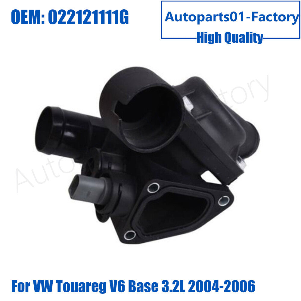 022121111G New Thermostat Housing for VW Touareg V6 Base 3.2L 2004-2006