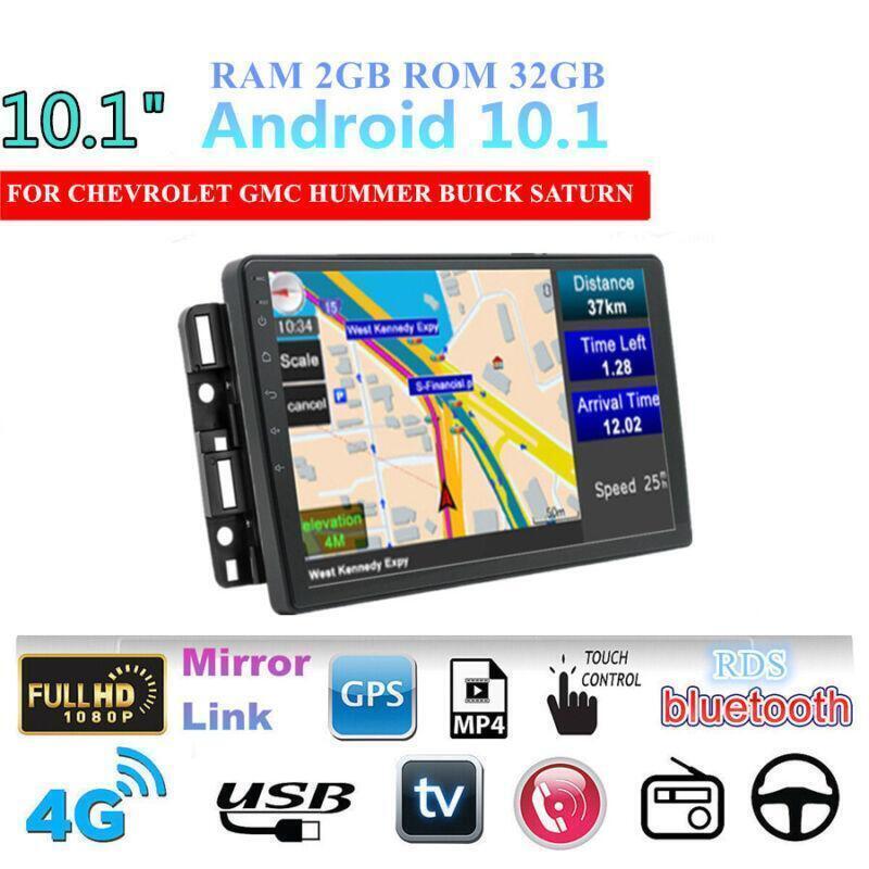 GPS 2G+32GB for GMC for Buick Enclave for Hummer H2 10.1 Android 10.1 Stereo Radio
