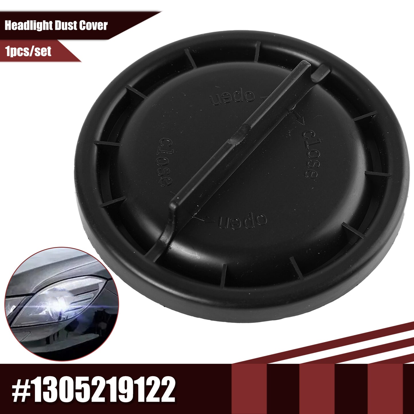 Headlight Cap Bulb Dust Cover fits for Mercedes W204 W171 W212 W222 1305219122