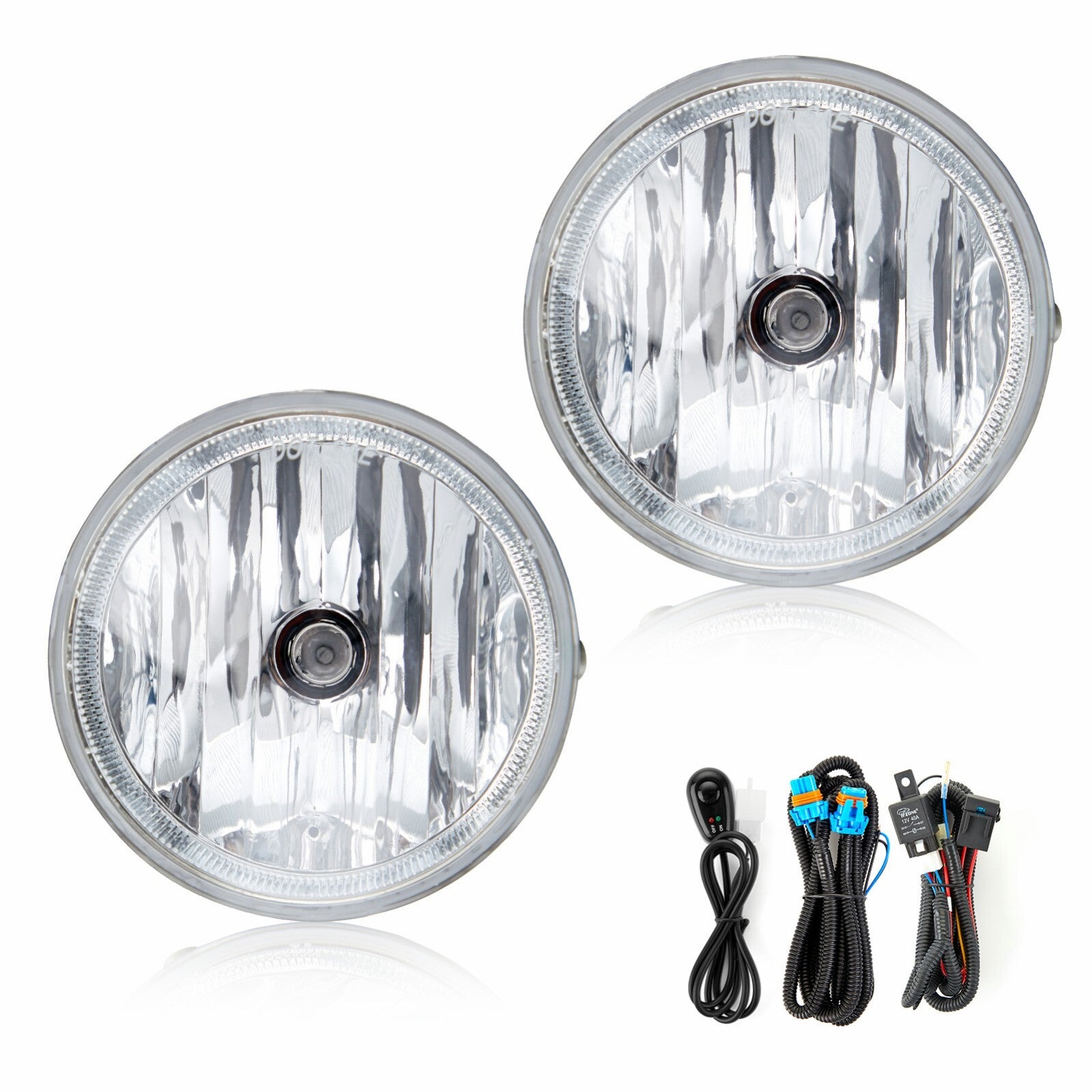 Fog light assembly suitable for 2008-2016 for Toyota Sequoia 1 dual (OE style)