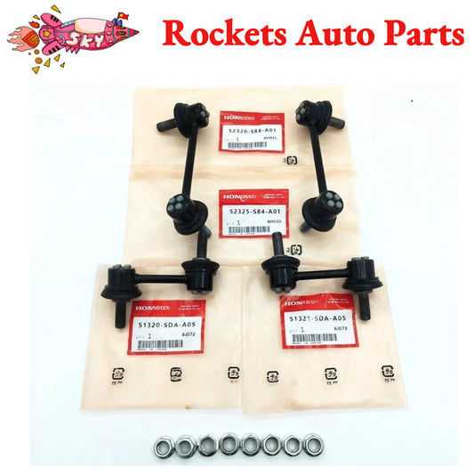 4Pcs Front  Rear Sway Bar Stabilizer End Link Set for Honda Accord for Acura TL