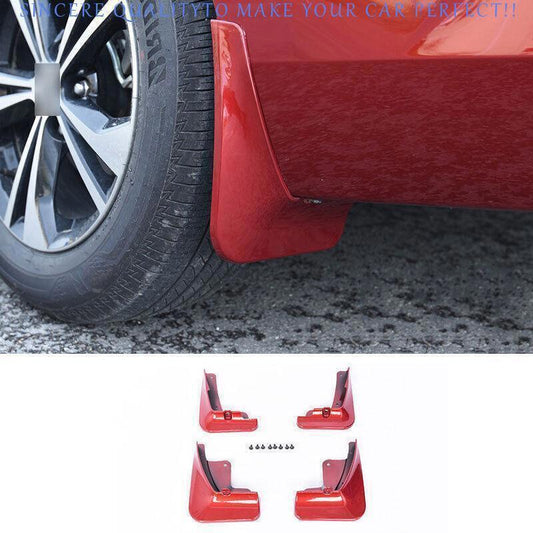 for Nissan Sentra 20-2024 ABS Painted Red Mud Flaps Fender Splash Saft Guards 4X