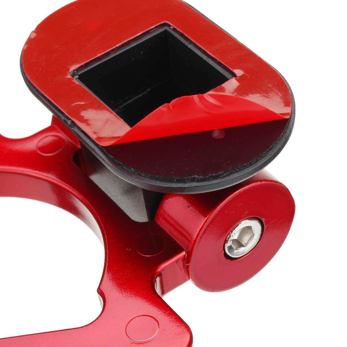 Car universal V-shaped viscose trailer hook simulation decorative ring Red