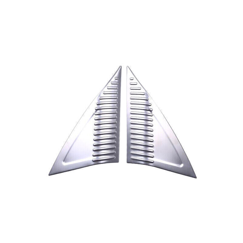 for Volkswagen Atlas 18-23 Steel Silver A Pillar Post Front Triangle Frame Trim