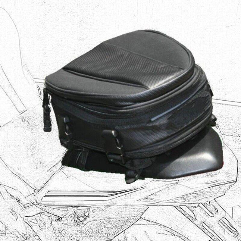 Motorcycle tail bag waterproof bag motorcycle saddle bag expandable backpack