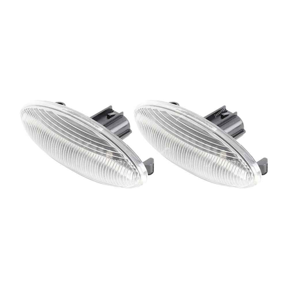 2Pcs Turn Signal Lamp Side Marker Light LED Clear for Toyota for Corolla Auris Yaris