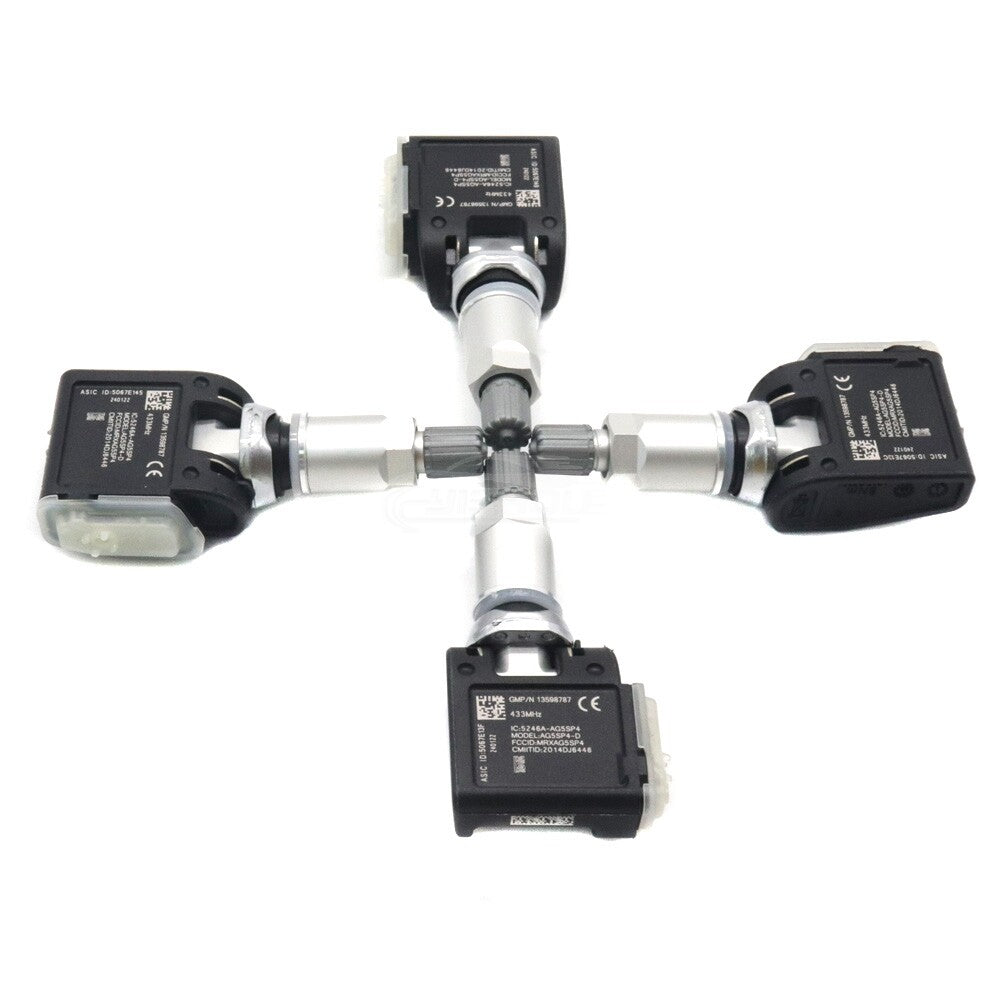 4x Tire Pressure Sensor TPMS13598787 For GM for Cadillac ATS CTS 13589602 433MHz