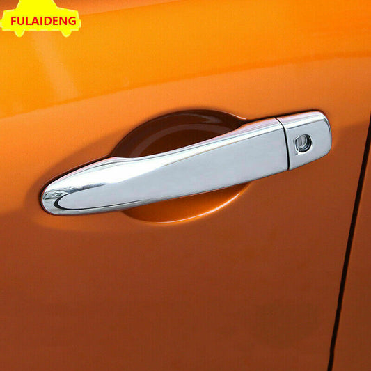 8P for Nissan Kicks 2017-2020 ABS Chrome Car Exterior Door Handle Cover Trim Set