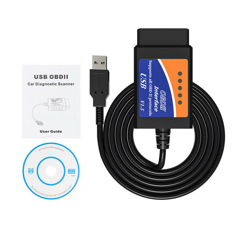 ELM327 USB Diagnostic Tool OBD2 Scanner Code Reader Engine Fault Applicable to Seats for Saab