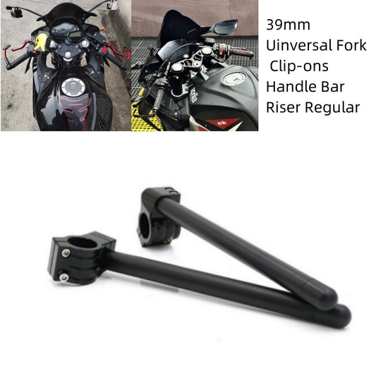 Black 39mm 7/8¡± Fork Clip-ons Handle Bar Riser Regular Uinversal for Harley for Honda