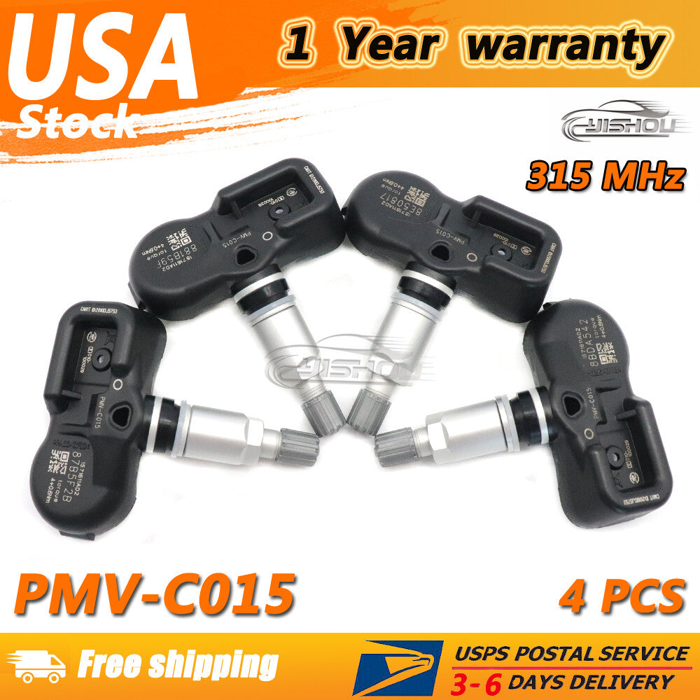 4PCS TPMS TIRE PRESSURE SENSOR 42607-06030 PMV-C015 for Toyota Tacoma for Lexus
