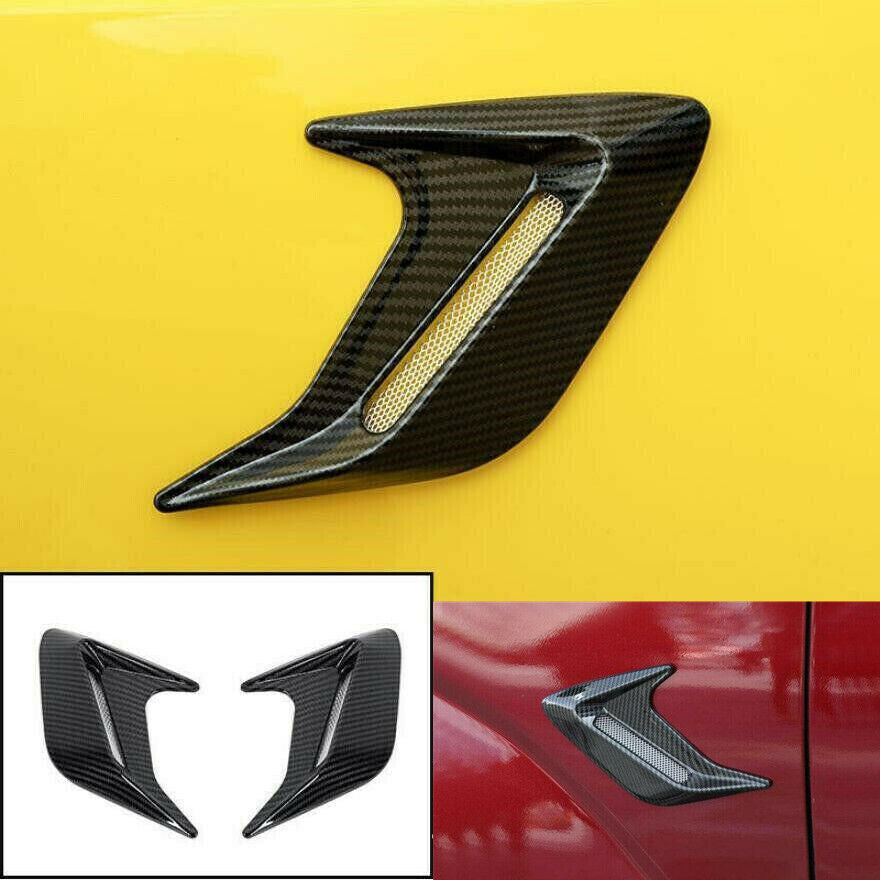 for CHEVROLET CAMARO 2017-2021 CAR SIDE DOOR FENDER VENT AIR WING COVER TRIM ABS