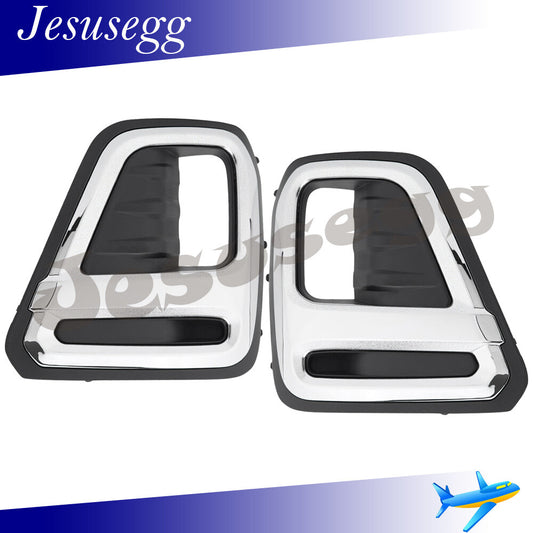 Fog Lamp Bezel Light Trim Cover Front RHLH Side for Subaru for Forester 2019-2021
