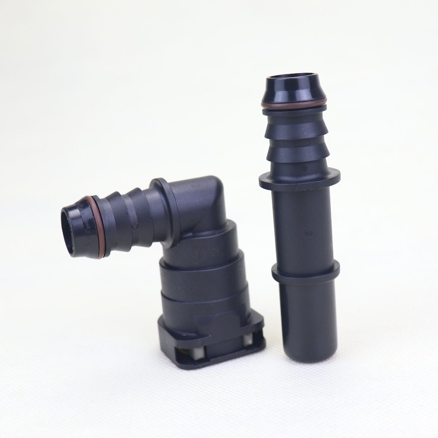 1 set of 15.82mm ID14 right-side automotive fuel line hose quick-release plastic connectors