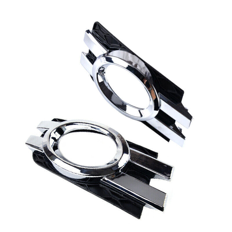 Pair For 2007 2008-2009 for Mercedes GL450 Chorme Front Bumper Fog lamp Grille Cover
