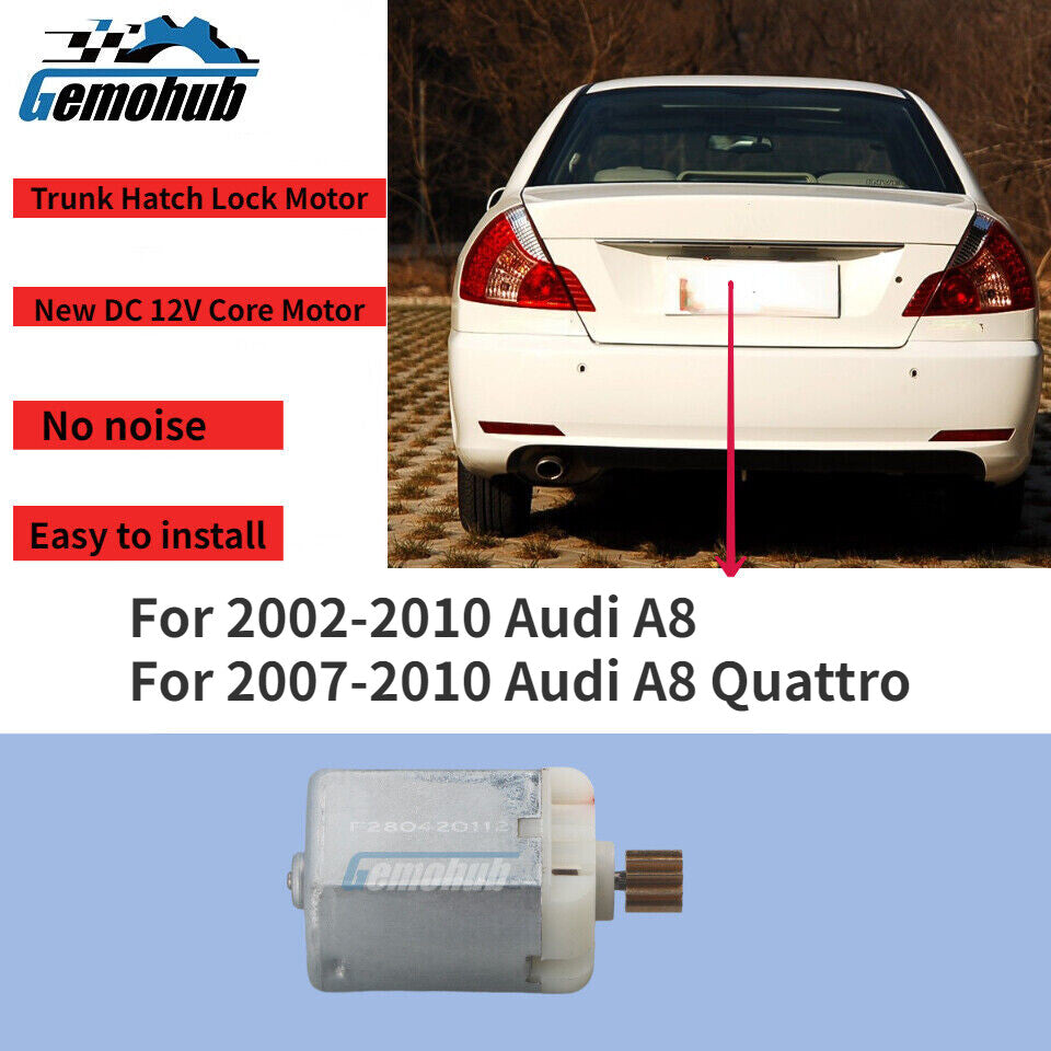 Rear Trunk Lock Actuator motor For 2002-2010 for Audi for A8 2007-2010 for Audi for A8 Quattro