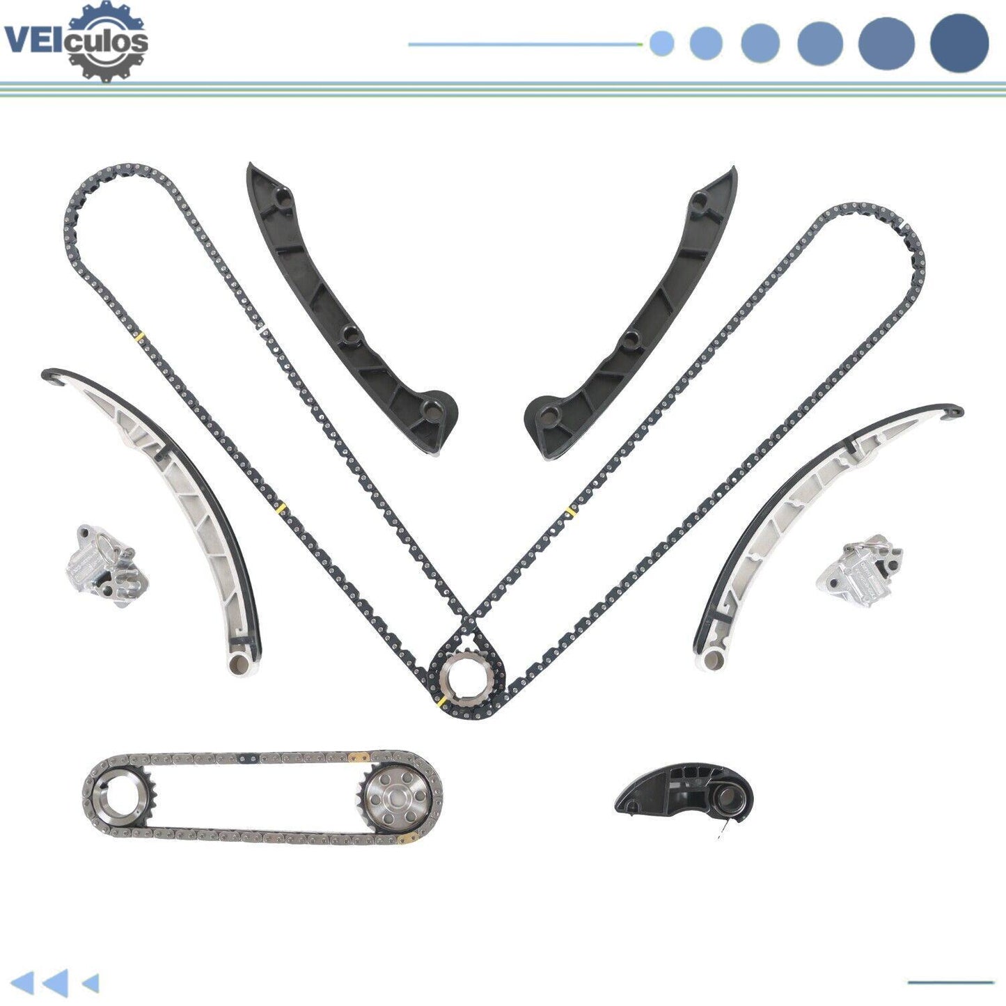 Timing Chain Kit For 10-15 for Land Rover LR4 for Range Rover 3.0L 5.0L V8 DOHC LR012110