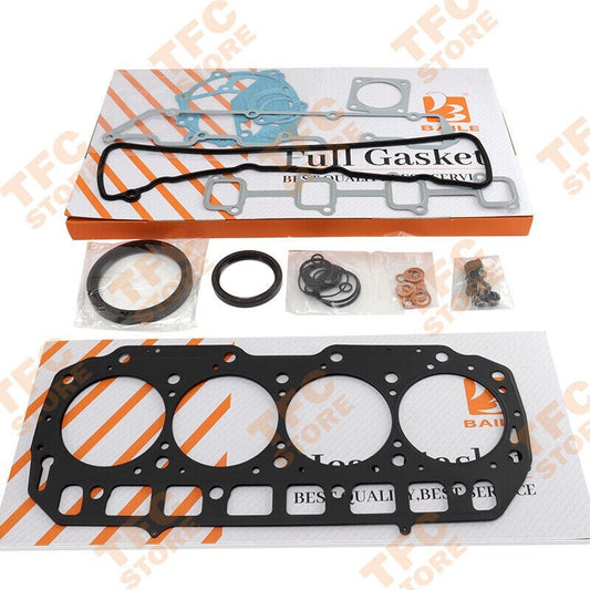 New Full Gasket Set Kit For Yanmar 4D98E 4TNE98 Engine With Cylinder Head Gasket