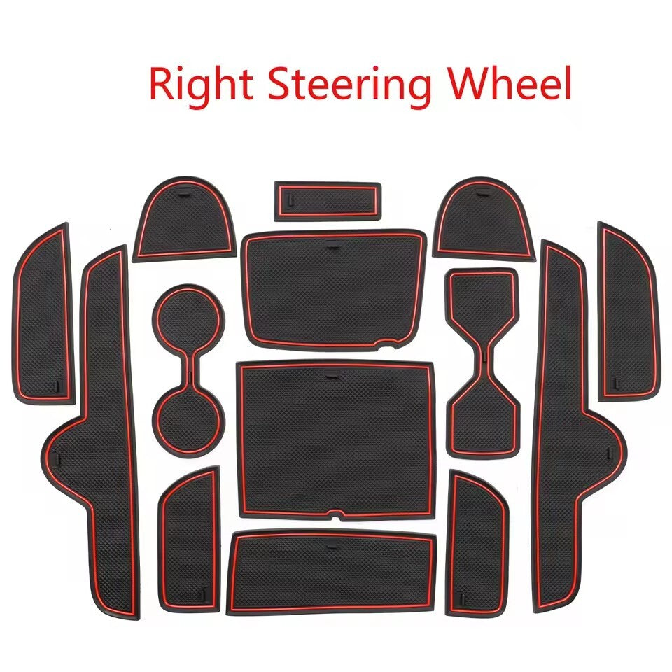for Kia K3 FORTE Cerato 2021-2023 GT Car Gate Slot Cup Mat Door Groove Pad