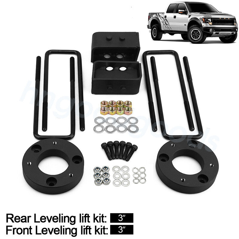3-inch/3-inch front and 3-inch/3-inch rear leveling lift kit for 2004-2020 for Ford F150 2WD 4WD
