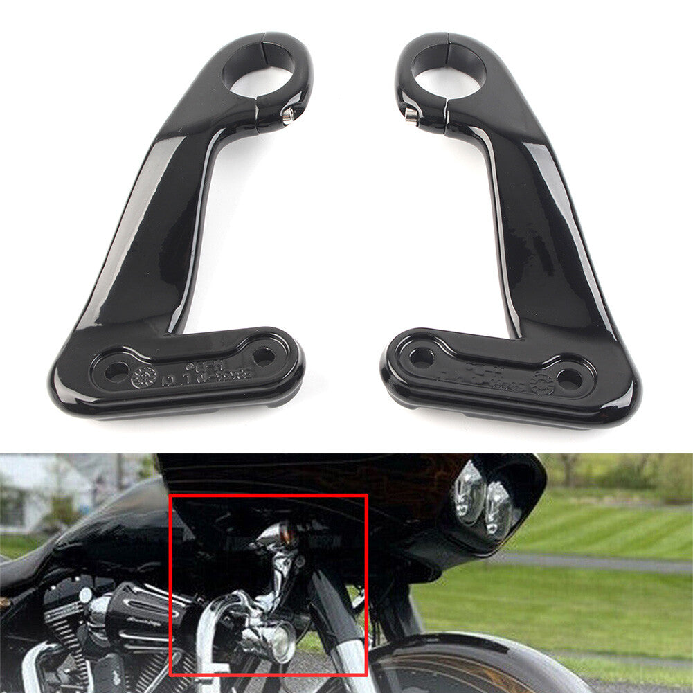 for Harley Road Glide 2010¨C2013, Schwarz Paar