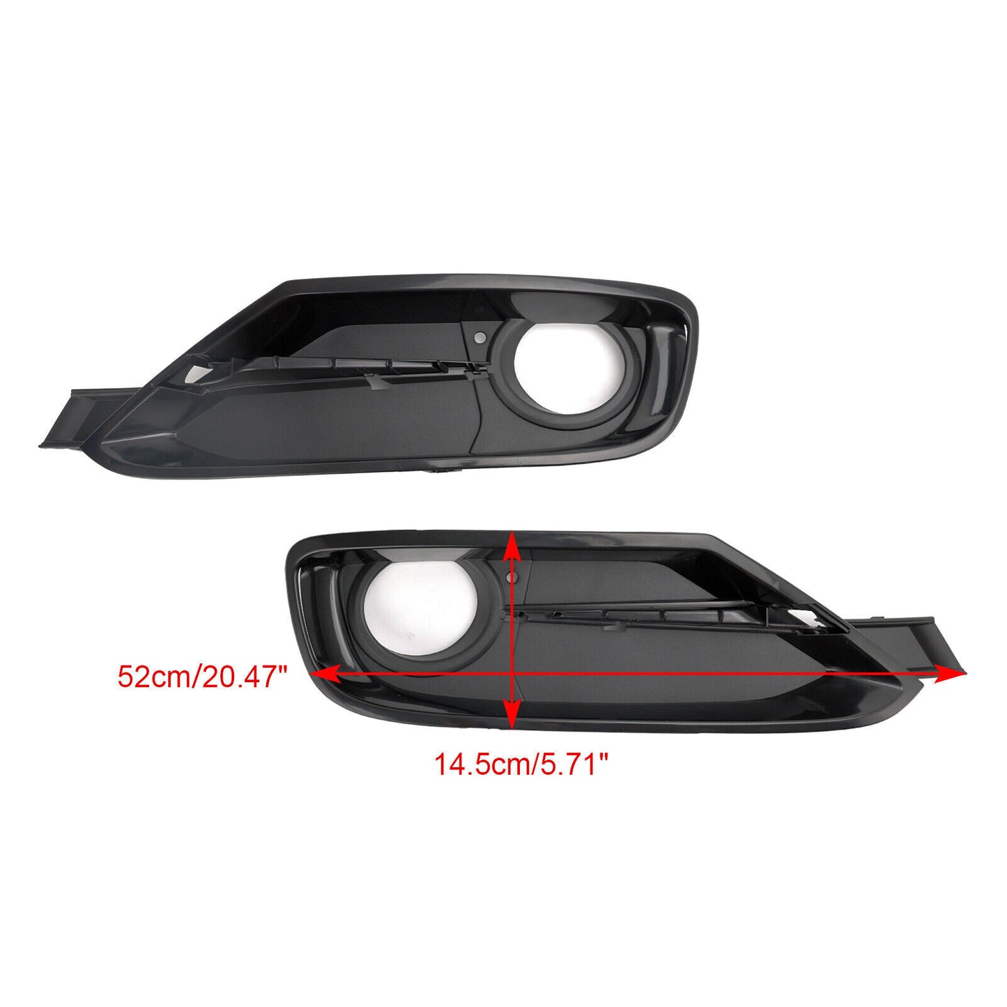 2¡Á F¨¹r for BMW 3er F30 F31 13-15 L¨¹ftungsgitter Sto?f?nger Nebelscheinwerfer Gitter