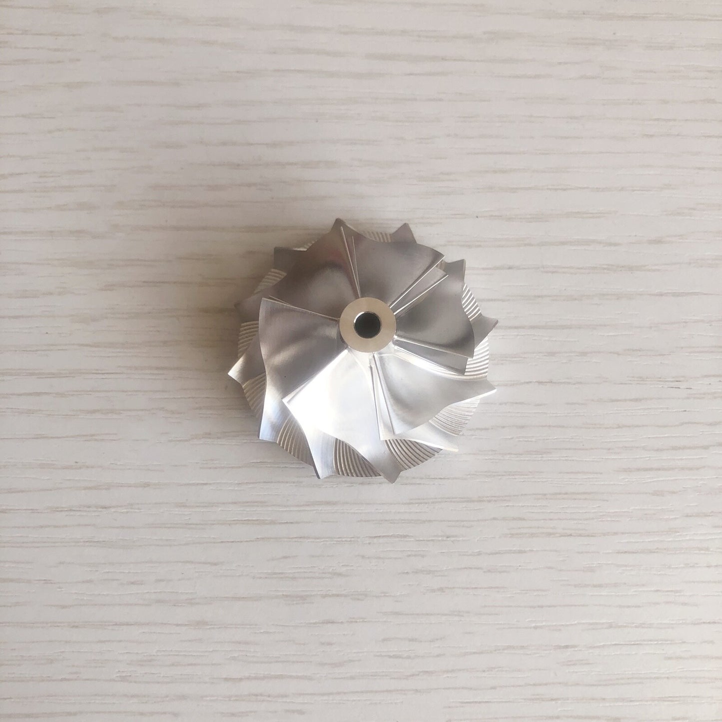 KP39 35.57/46.00mm 6+6blades performance billet compressor wheel overback: 2.81