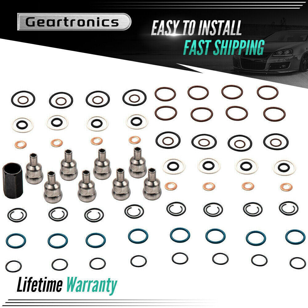 Fits for Ford 6.0L 2003-2010 Oil Rail Leak Repair Kit Tool O-rings Injector Seal