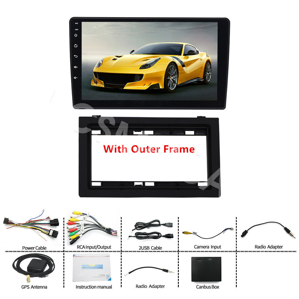9in Android Stereo Receiver Car Radio Player Fit for SAAB 9-3 93 2007-2011 GPS