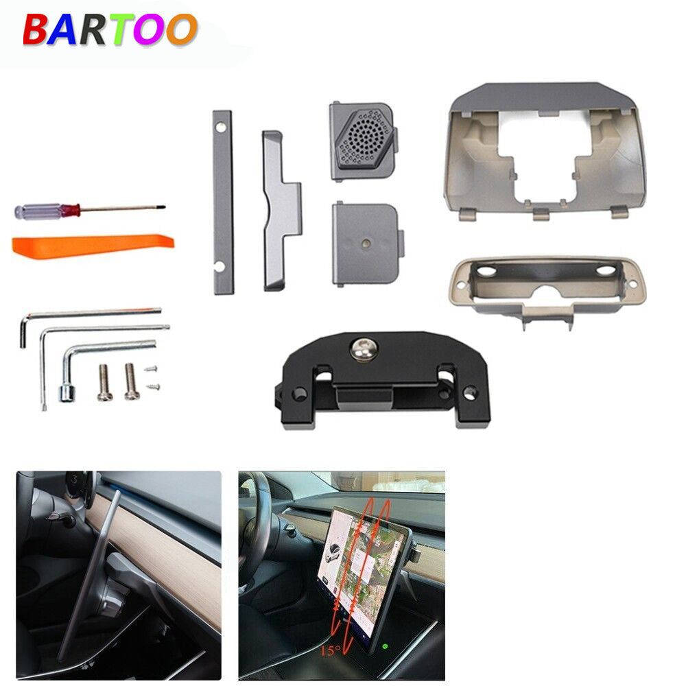 for Model 3 /Model Y Screen Rotating Holder Navigation Vehicle Swivel Mount Kit