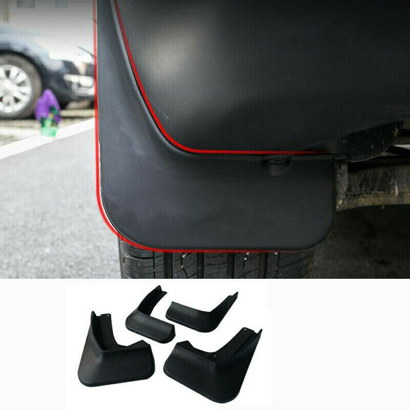 4P for Cadillac XT5 2016-2021 Black Car Mud Flaps Fender Splash Guards Mudguards